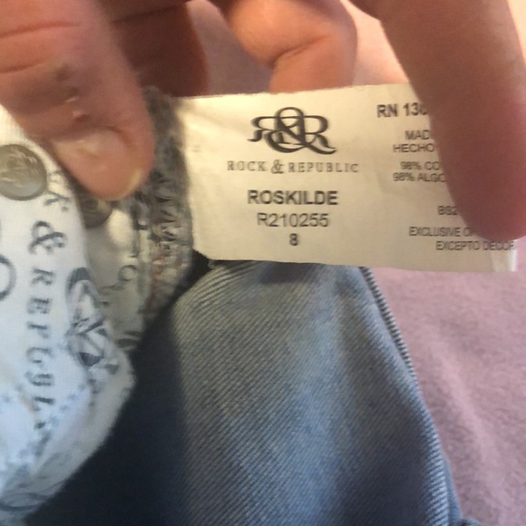 Rock and Republic crop pants size 8 - Picture 6 of 8